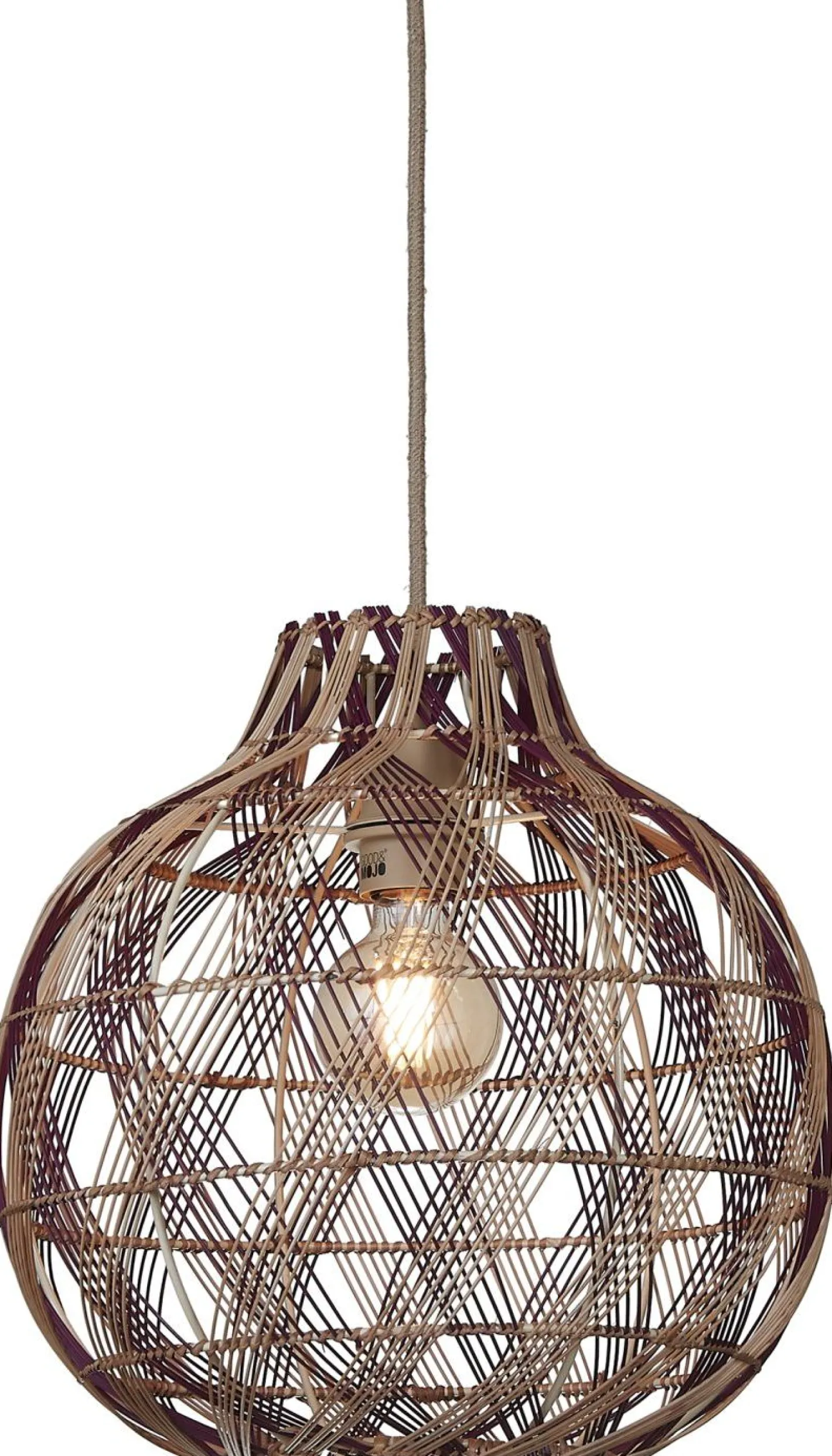 Good&Mojo Mendoza Hanglamp Natural, Brown