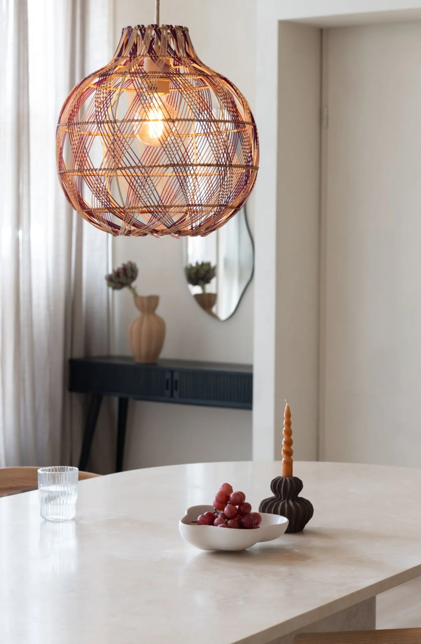 Good&Mojo Mendoza Hanglamp Natural, Brown