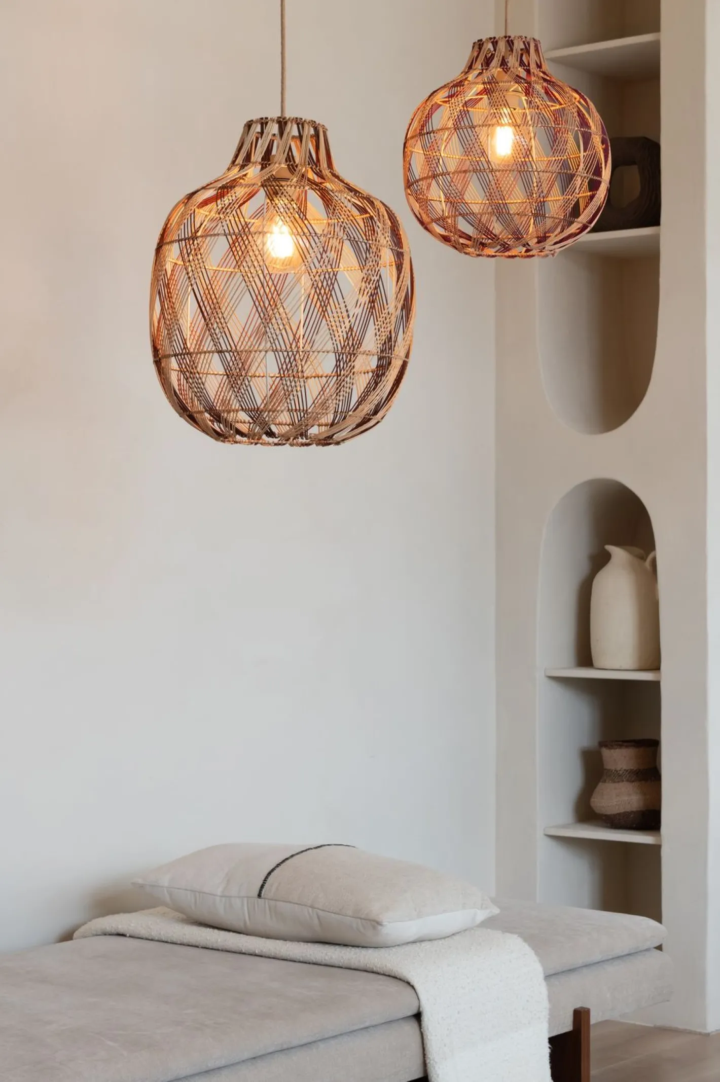 Good&Mojo Mendoza Hanglamp Natural, Brown