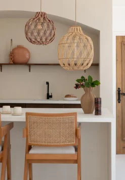 Good&Mojo Mendoza Hanglamp Natural, Brown
