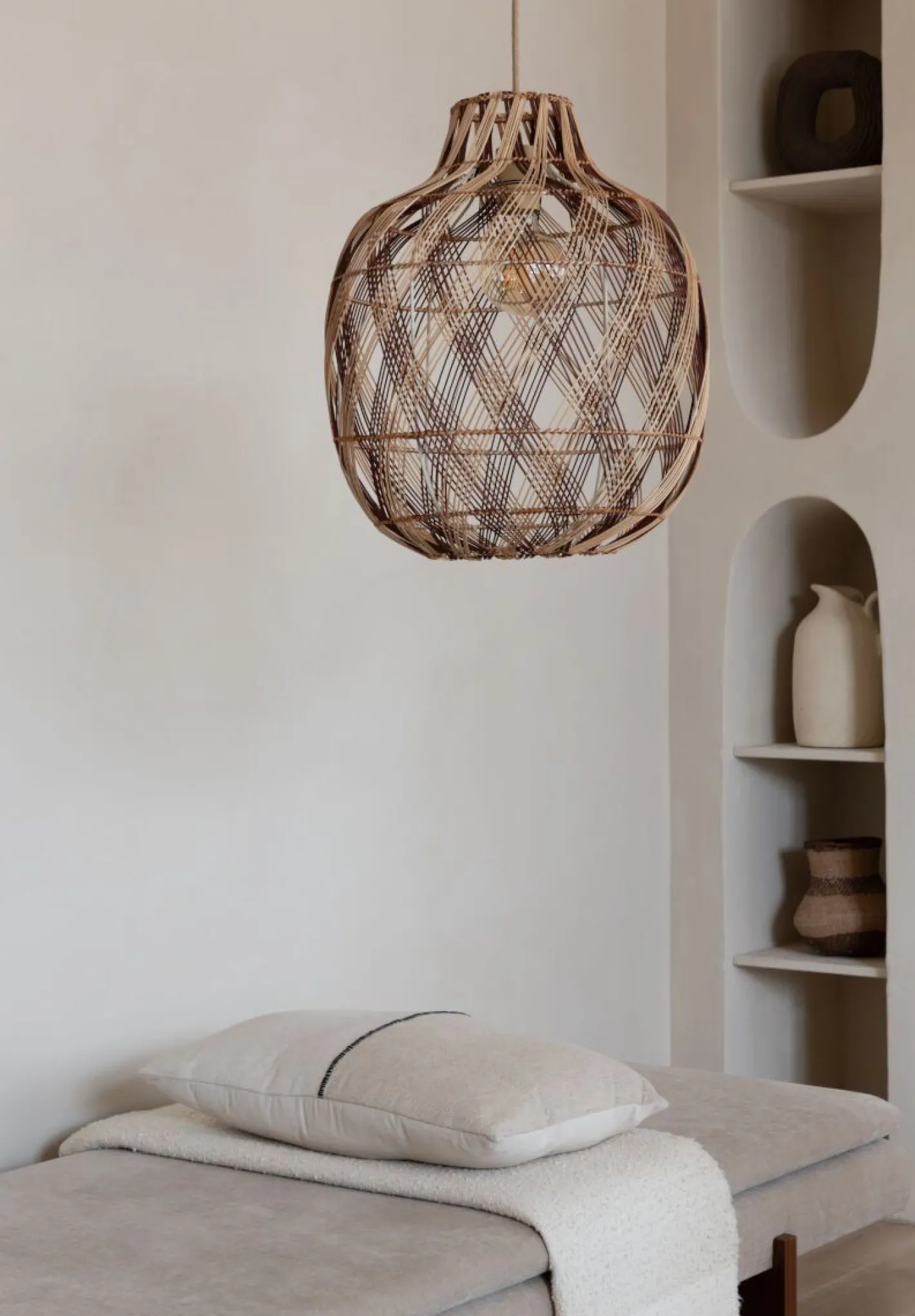 Clearance Good&Mojo Mendoza Hanglamp Natural, Brown