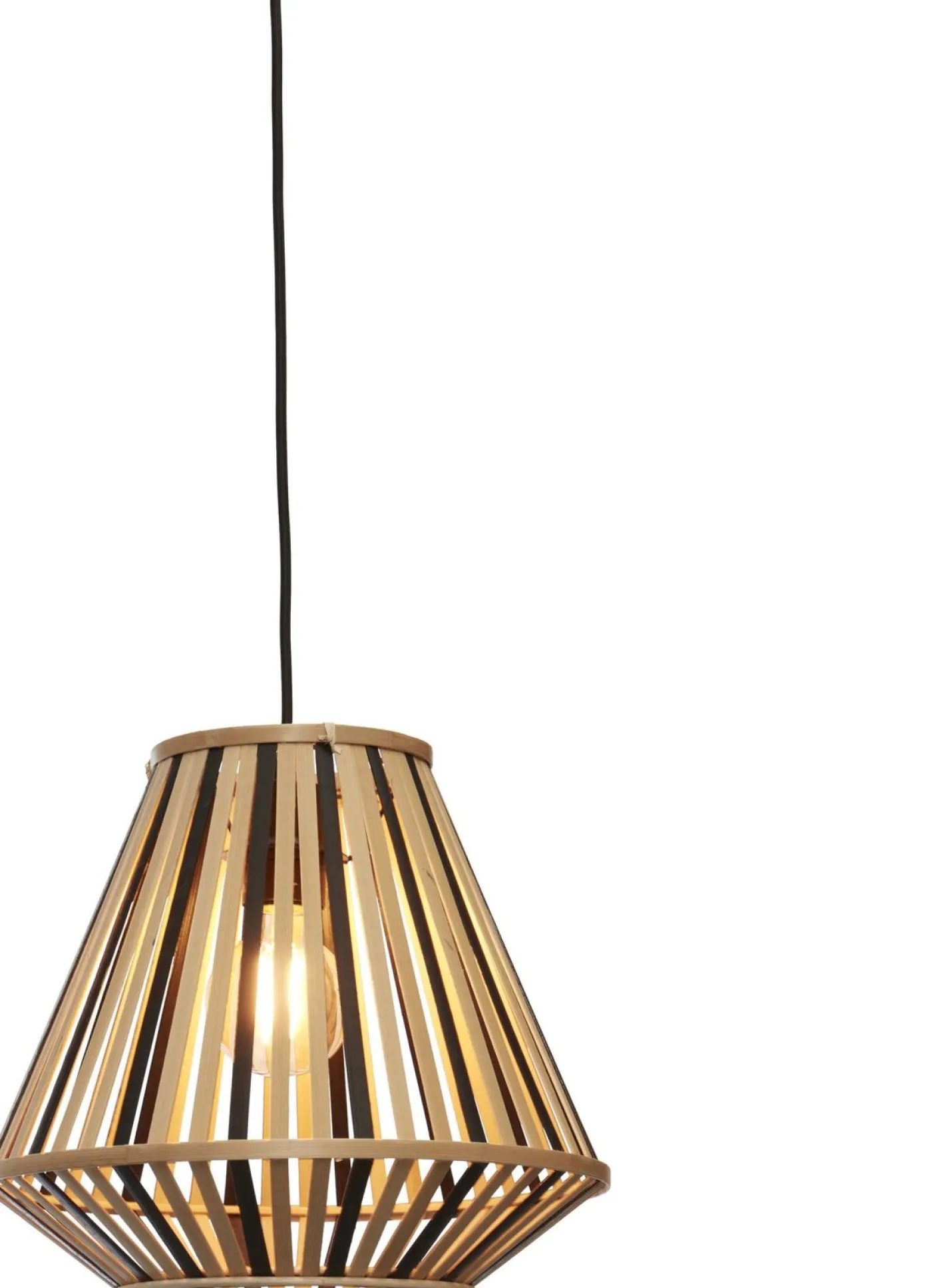 Online Good&Mojo Merapi Hanglamp Natural, Black