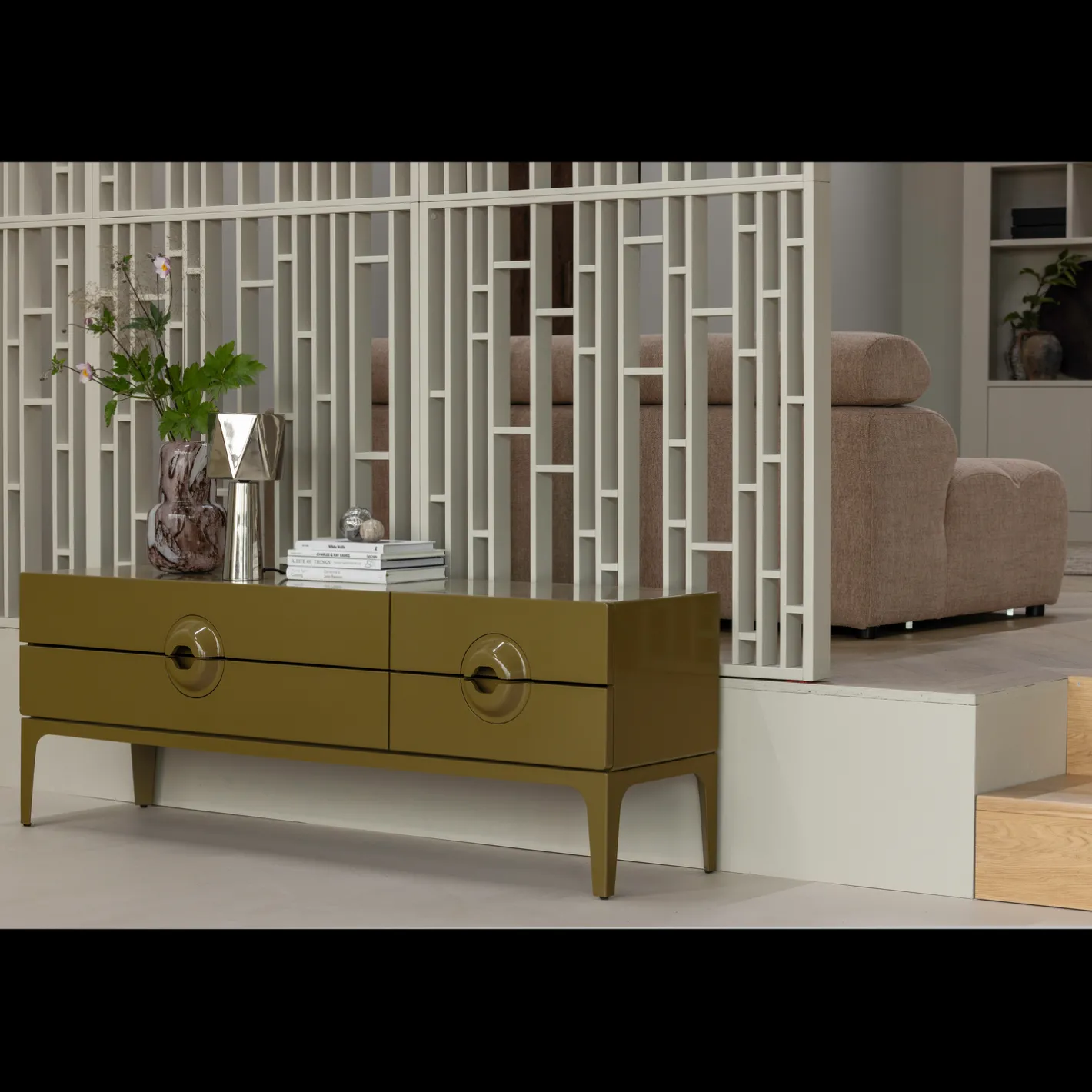 Sale WOOOD Merge Tv-meubel Honinggeel