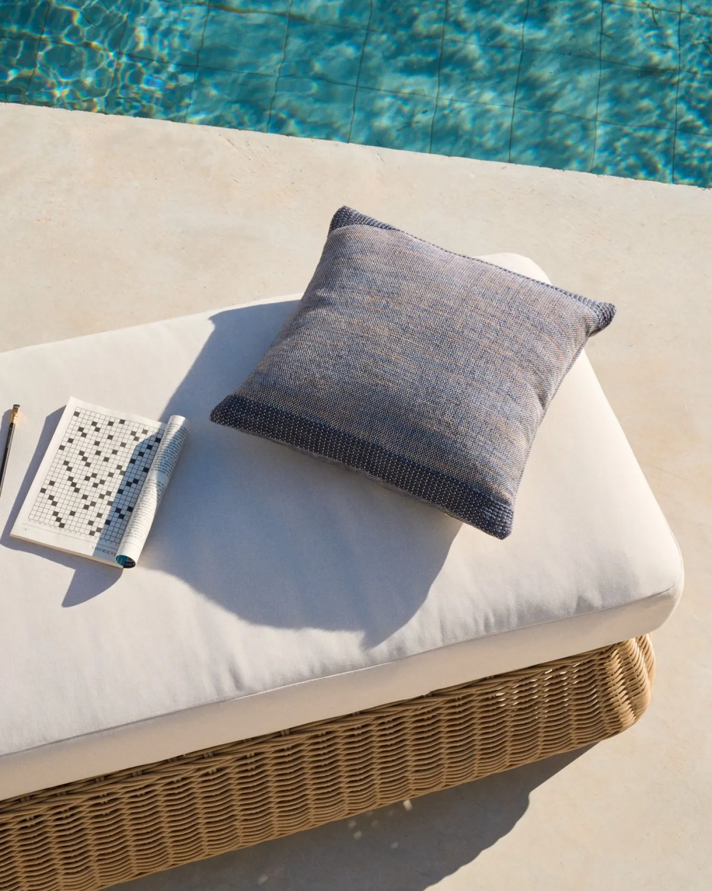Online Kave Home Meria Ligstoel Beige, Naturel