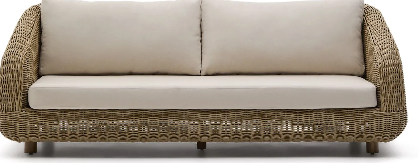 Sale Kave Home Meria Tuinbank Beige, Naturel