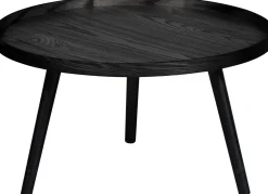 Clearance WOOOD Mesa Bijzettafel Black