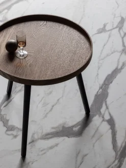 Sale WOOOD Mesa Natural Bijzettafel Naturel, Zwart