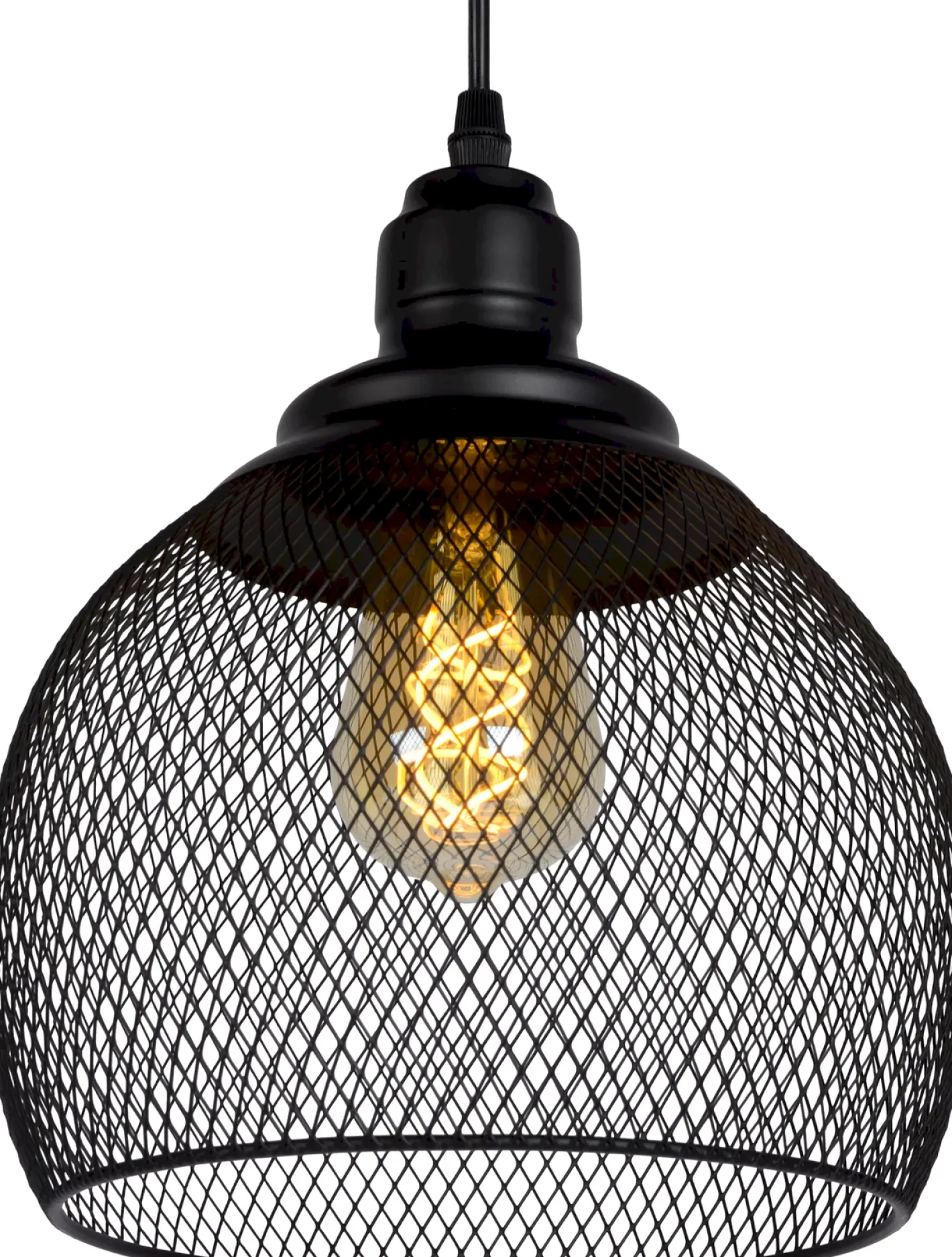 Hot Lucide Mesh Hanglamp Zwart