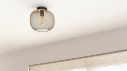 Clearance Lucide Mesh Plafondlamp Goud