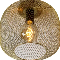 Clearance Lucide Mesh Plafondlamp Goud