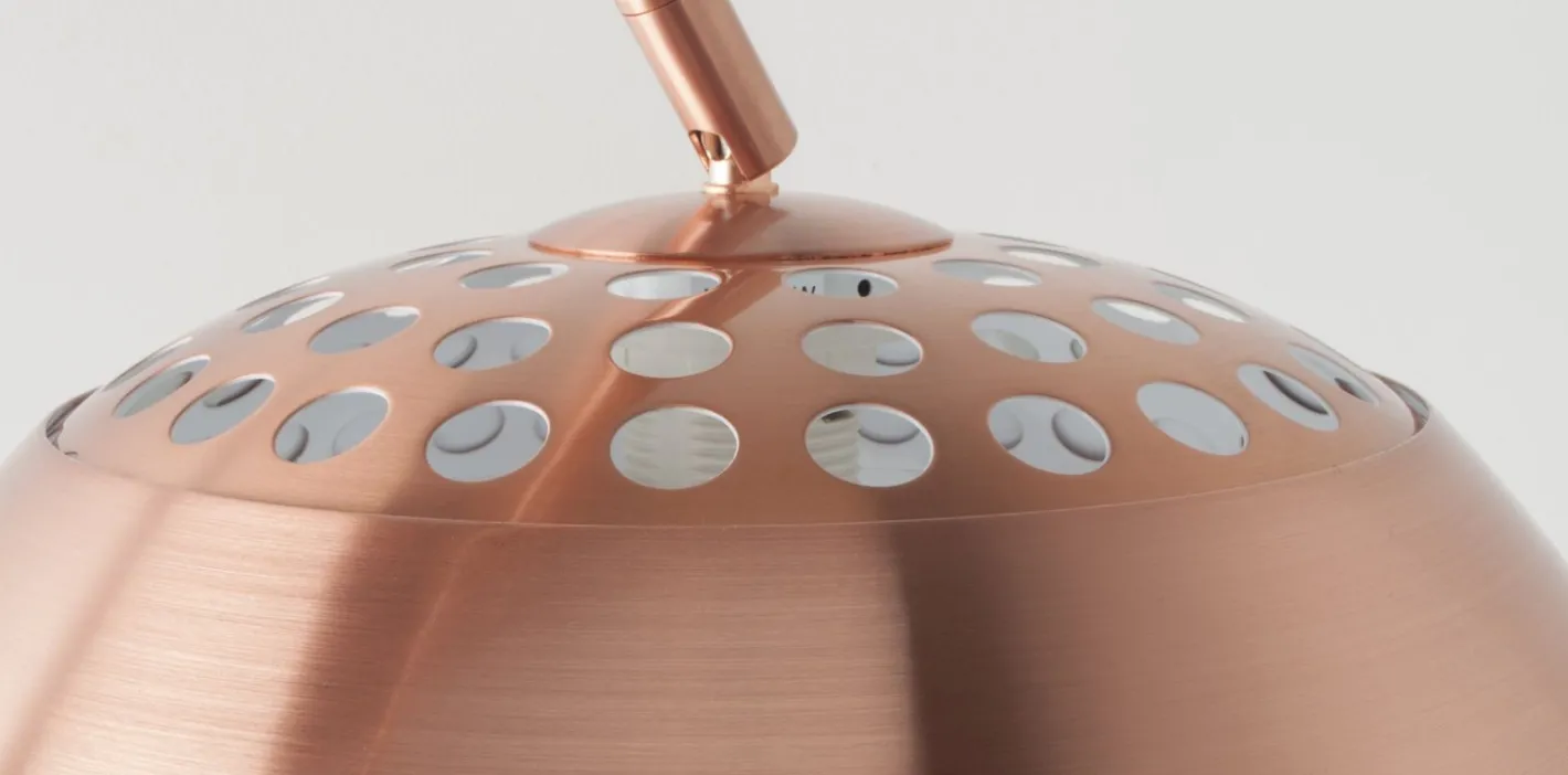 Sale Zuiver Metal Bow Vloerlamp Copper