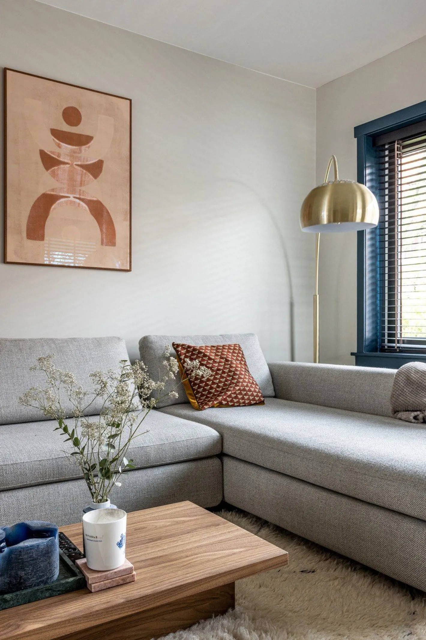 Outlet Zuiver Metal Bow Vloerlamp Brass