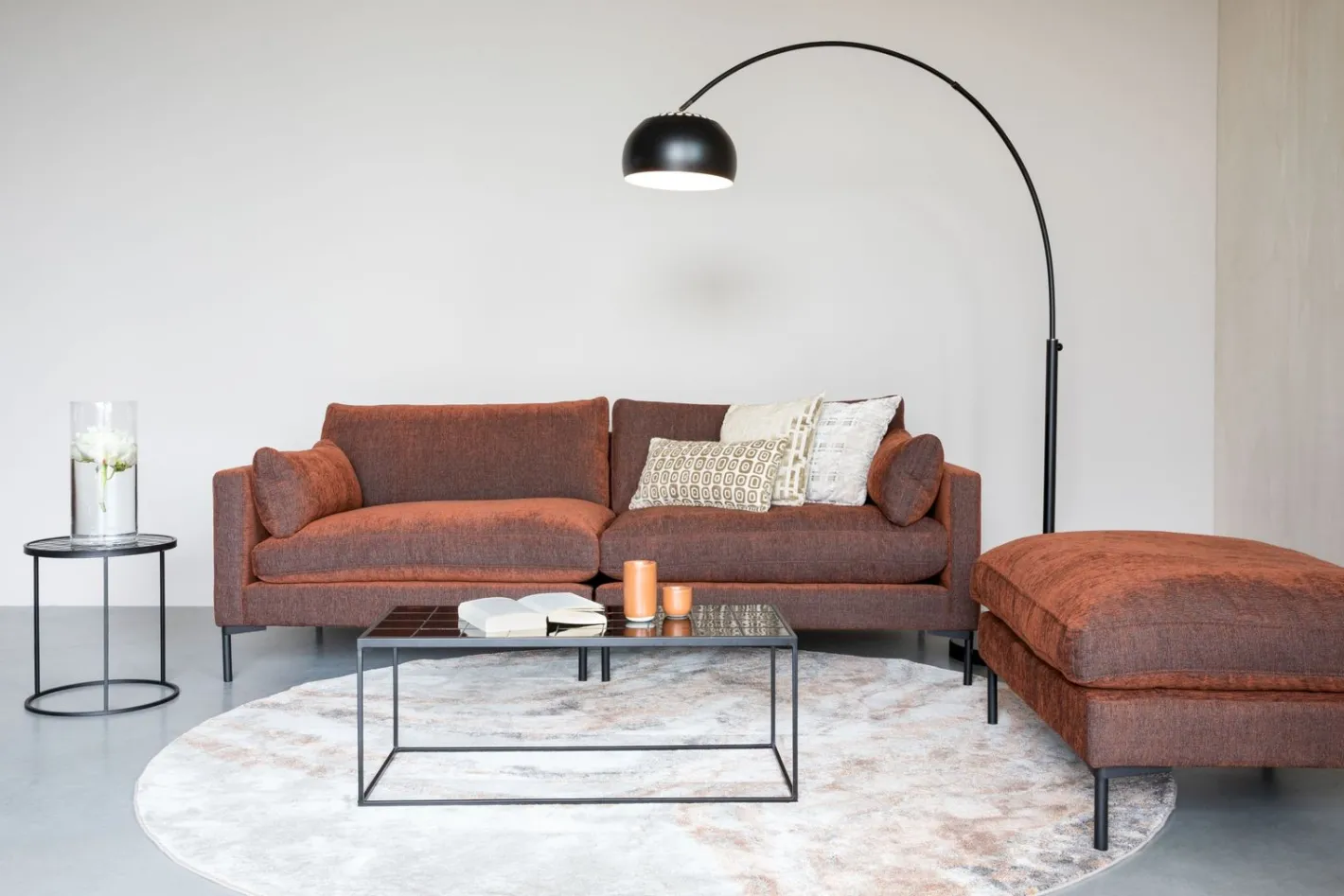 Hot Zuiver Metal Bow Vloerlamp Black