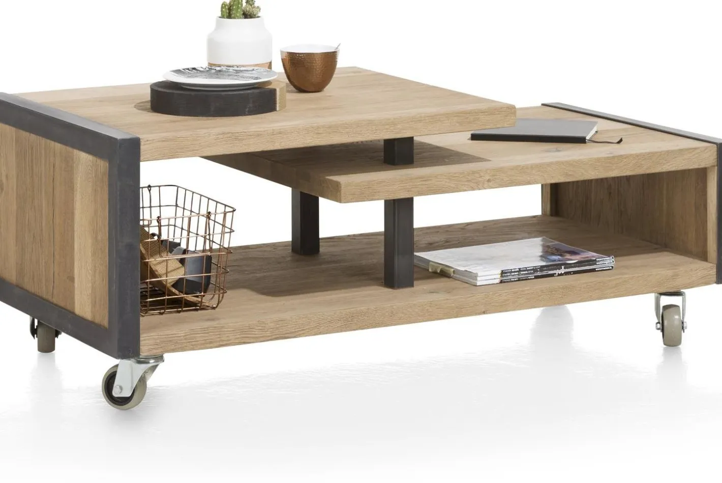 Henders en Hazel Metalo Salontafel Railway Brown
