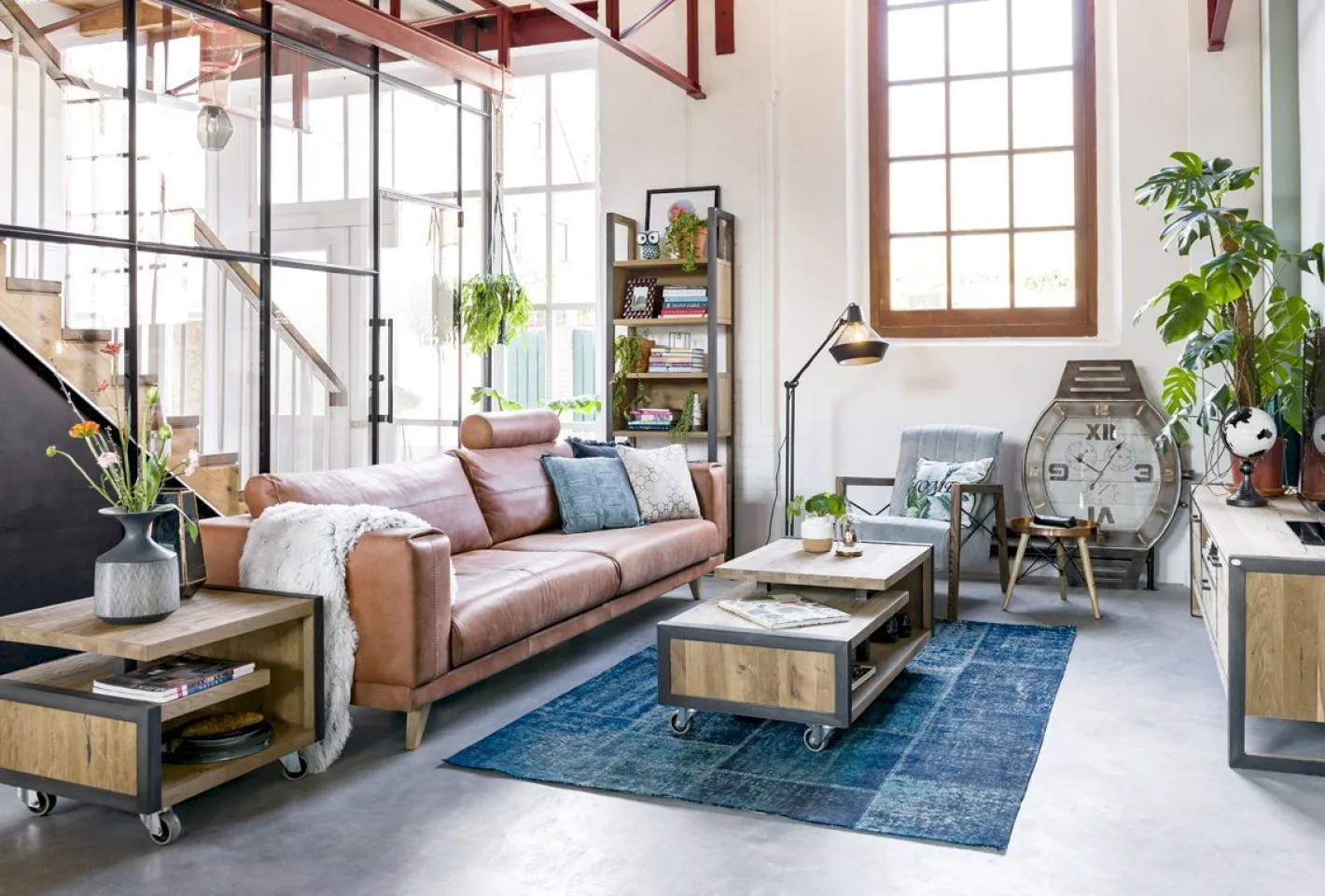 Henders en Hazel Metalo Salontafel Railway Brown