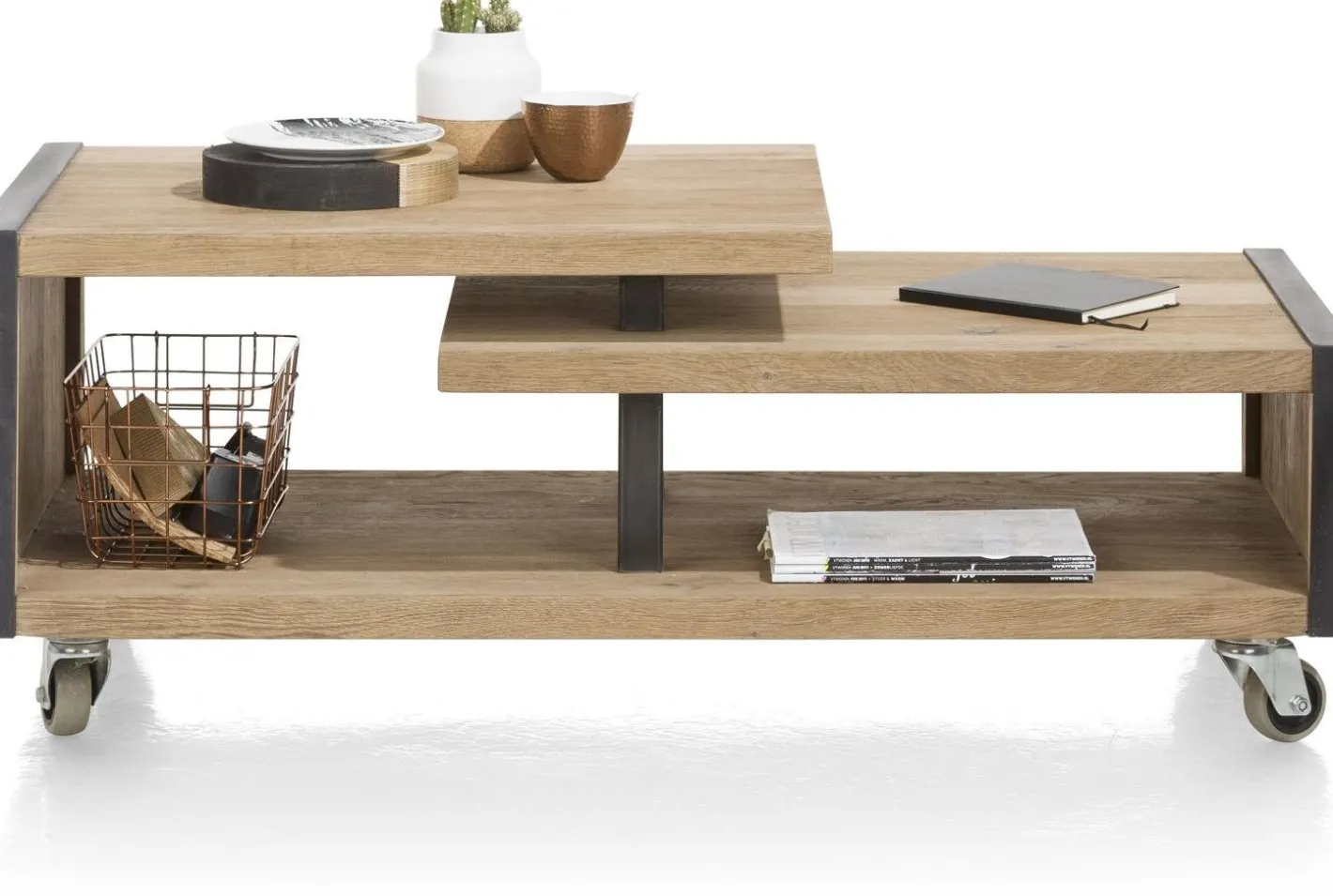 Henders en Hazel Metalo Salontafel Railway Brown