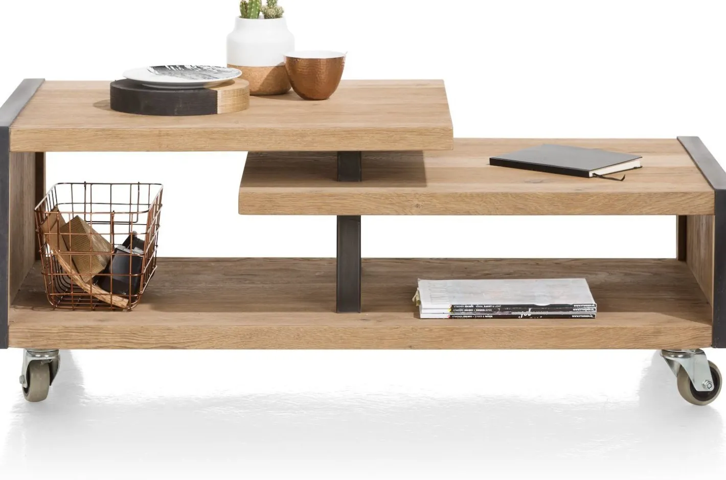 Henders en Hazel Metalo Salontafel Railway Brown