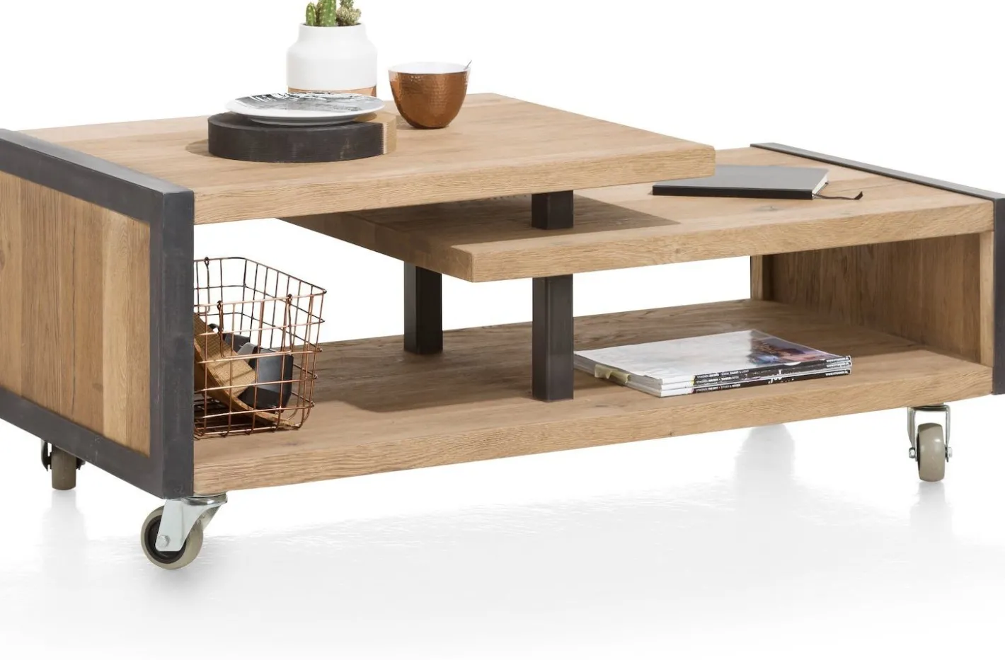 Henders en Hazel Metalo Salontafel Railway Brown
