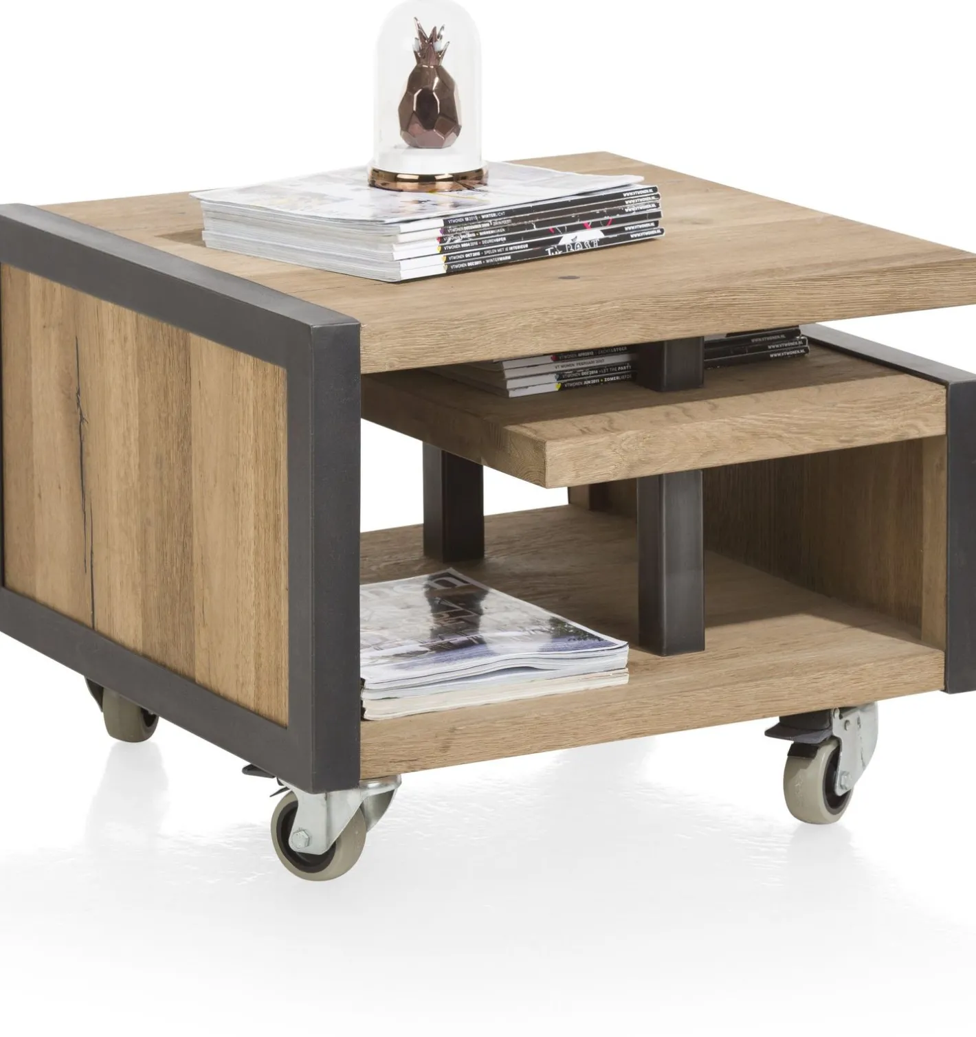 Best Henders en Hazel Metalo Bijzettafel Railway Brown