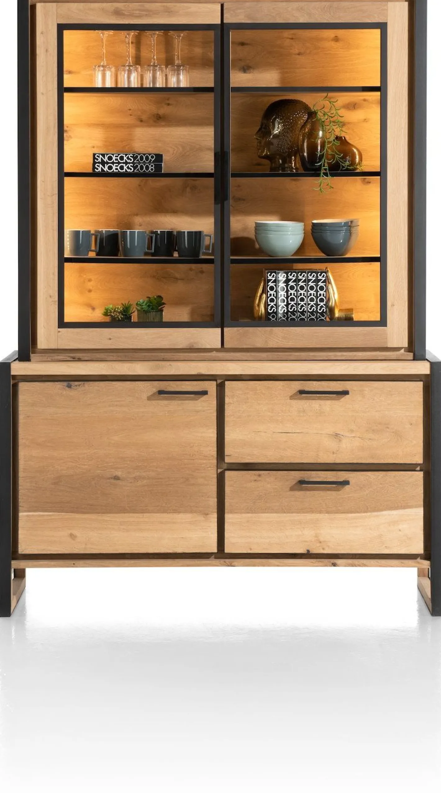 New Henders en Hazel Metalo Buffetkast Railway brown