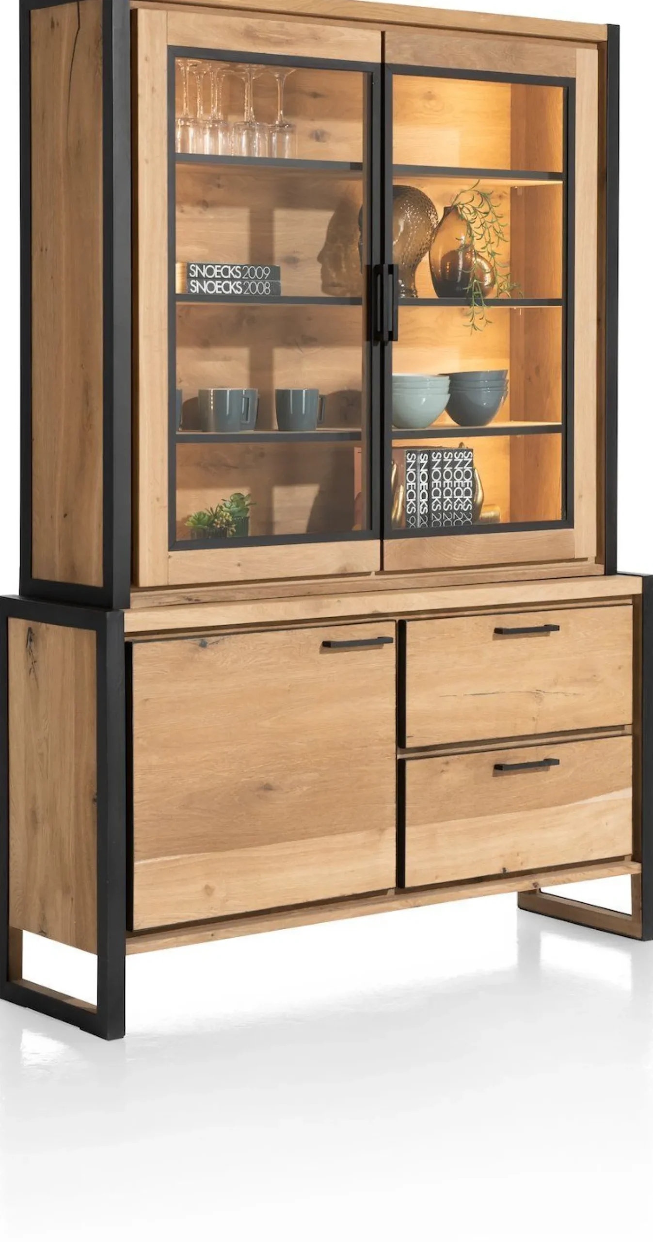 New Henders en Hazel Metalo Buffetkast Railway brown