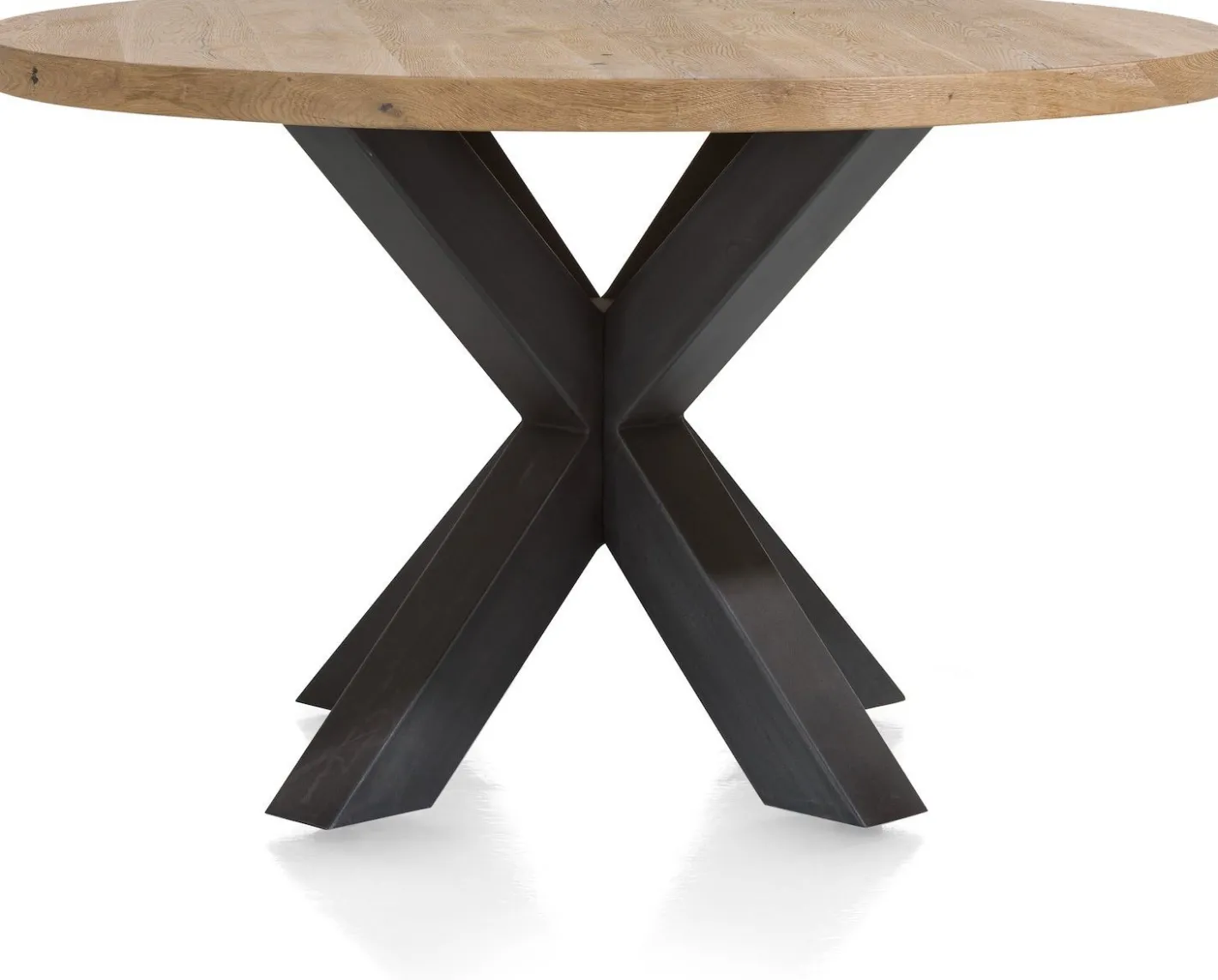 Discount Henders en Hazel Metalox Rond Eettafel Railway Brown