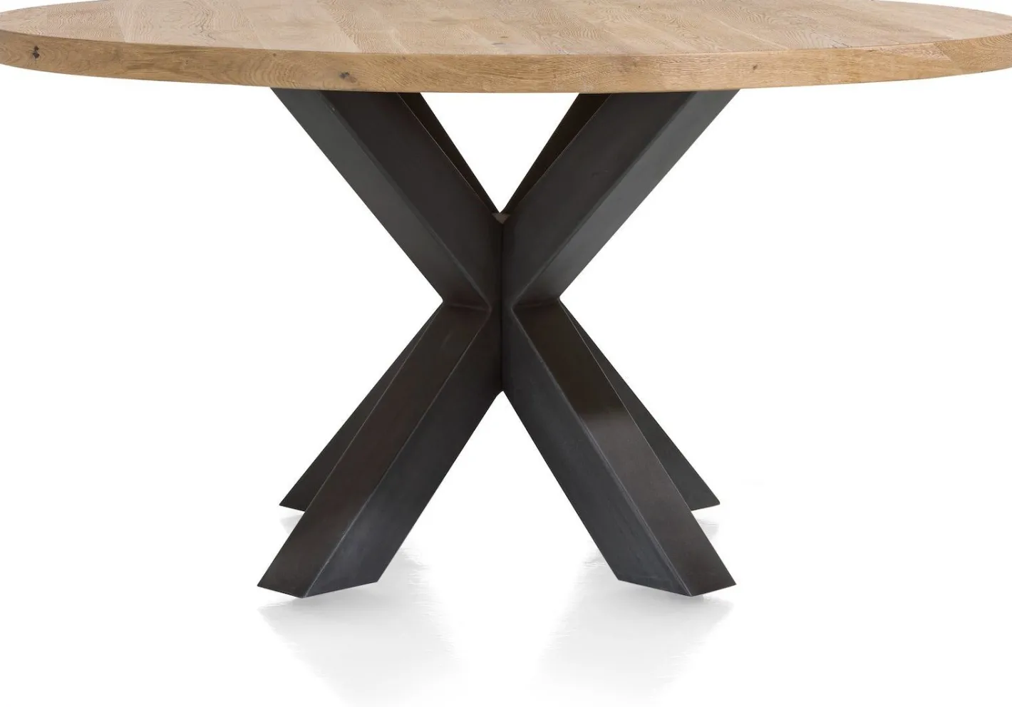 Best Henders en Hazel Metalox Rond Eettafel Railway brown