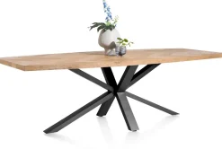 Discount Henders en Hazel Metaluxe Eettafel Railway Brown