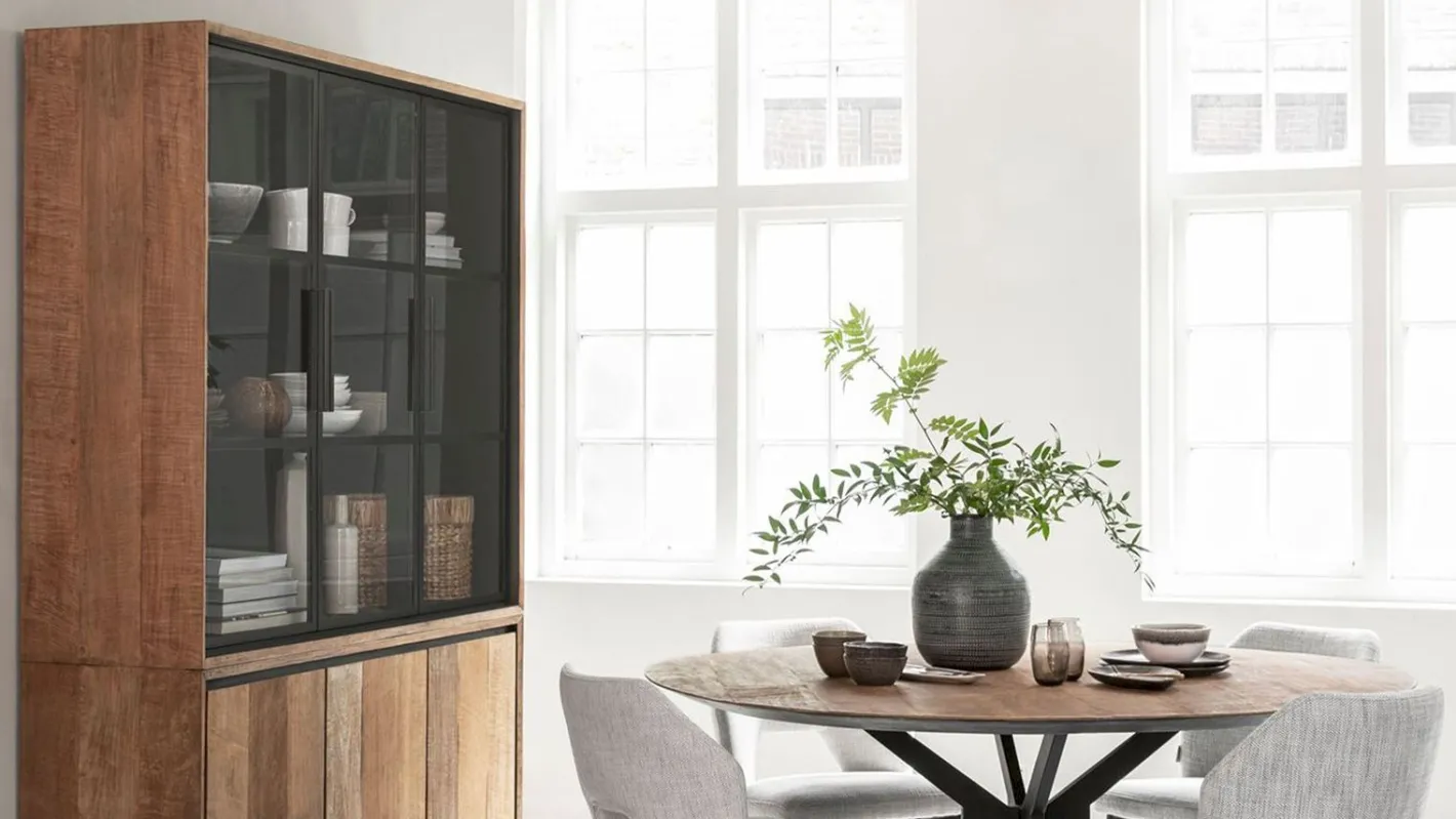 Discount DTP Home Metropole Vitrinekast Naturel