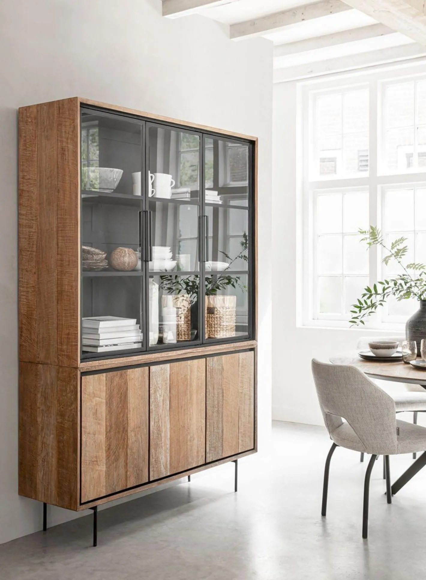 Discount DTP Home Metropole Vitrinekast Naturel