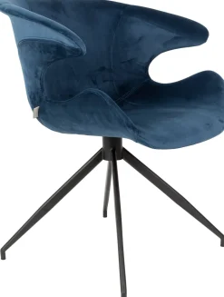 New Zuiver Mia (set van 2) Eetkamerstoel Blue
