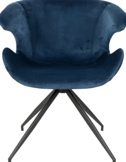 New Zuiver Mia (set van 2) Eetkamerstoel Blue
