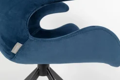 New Zuiver Mia (set van 2) Eetkamerstoel Blue
