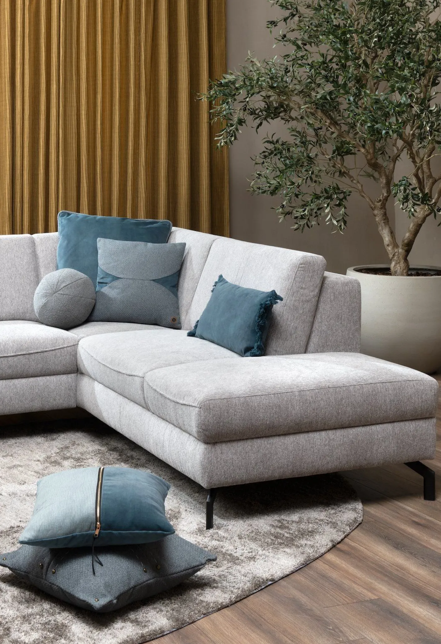 Online COCO maison Mila Sierkussen Blauw