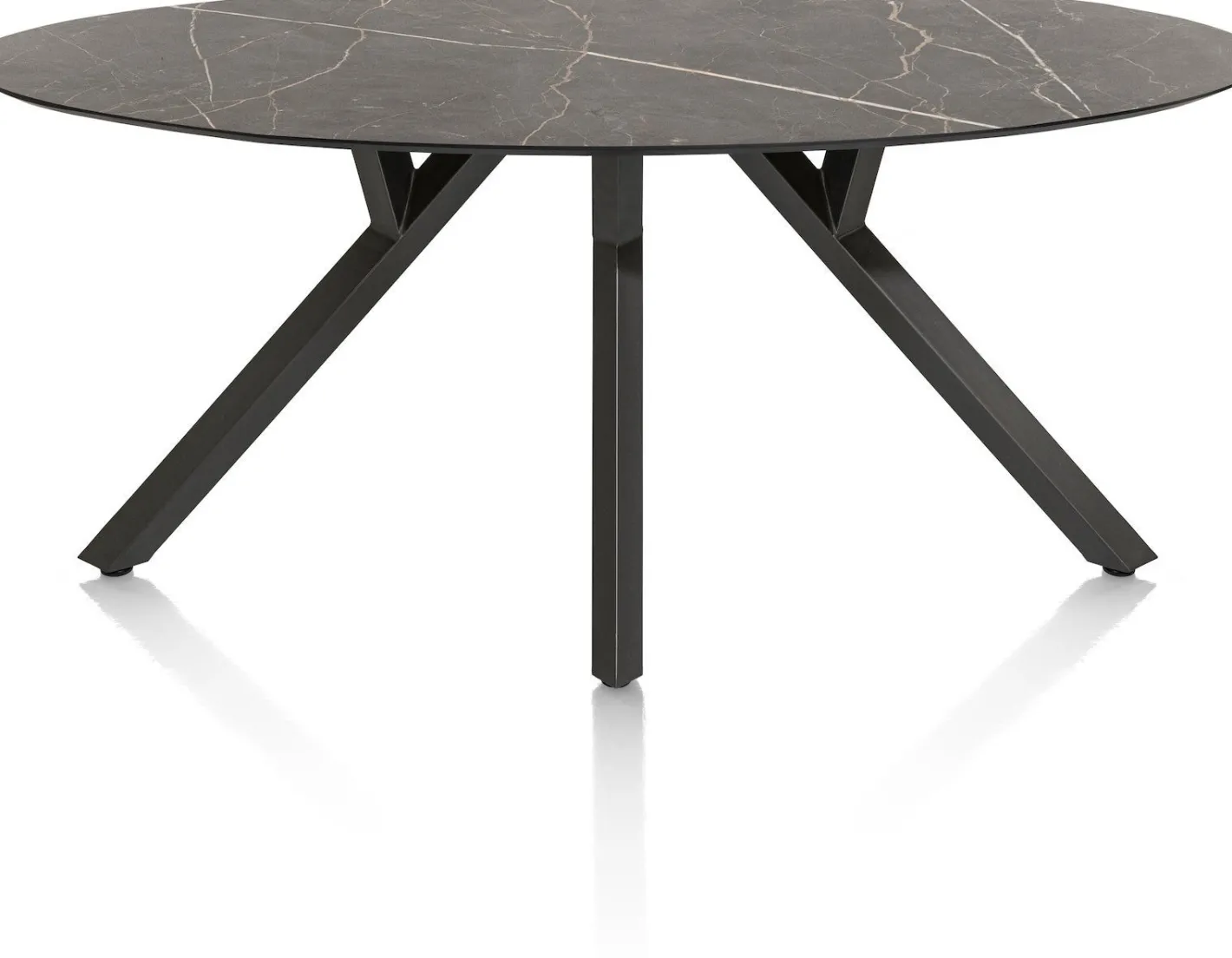 New XOOON Minato Ovaal Eettafel Onyx