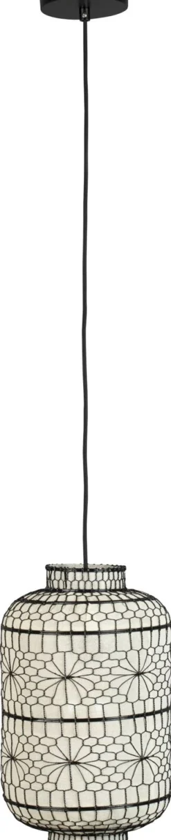Discount Dutchbone Ming Hanglamp Black, White