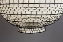 Outlet Dutchbone Ming Hanglamp Black, White