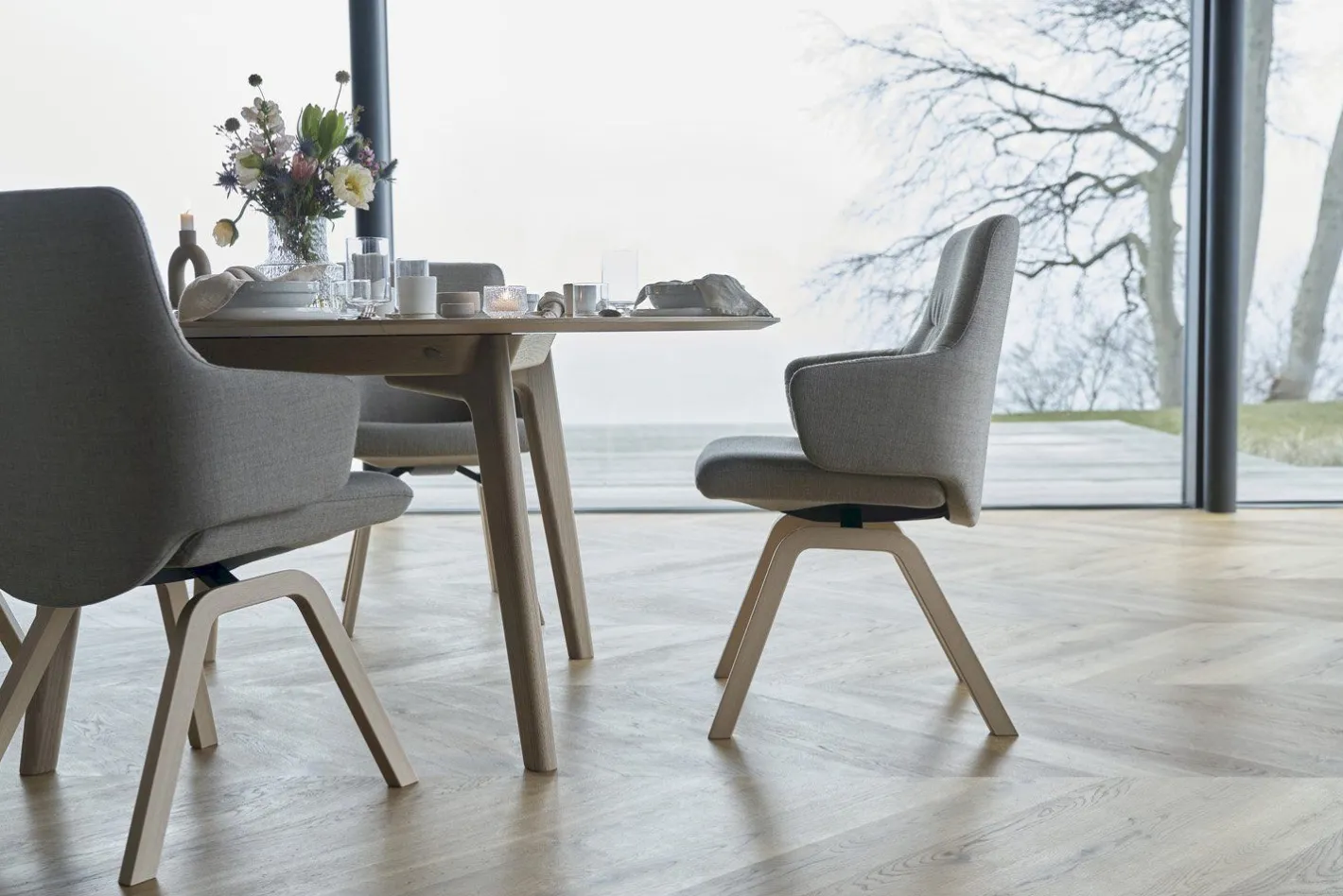 Online Stressless Mint Eetkamerstoel Dark Grey