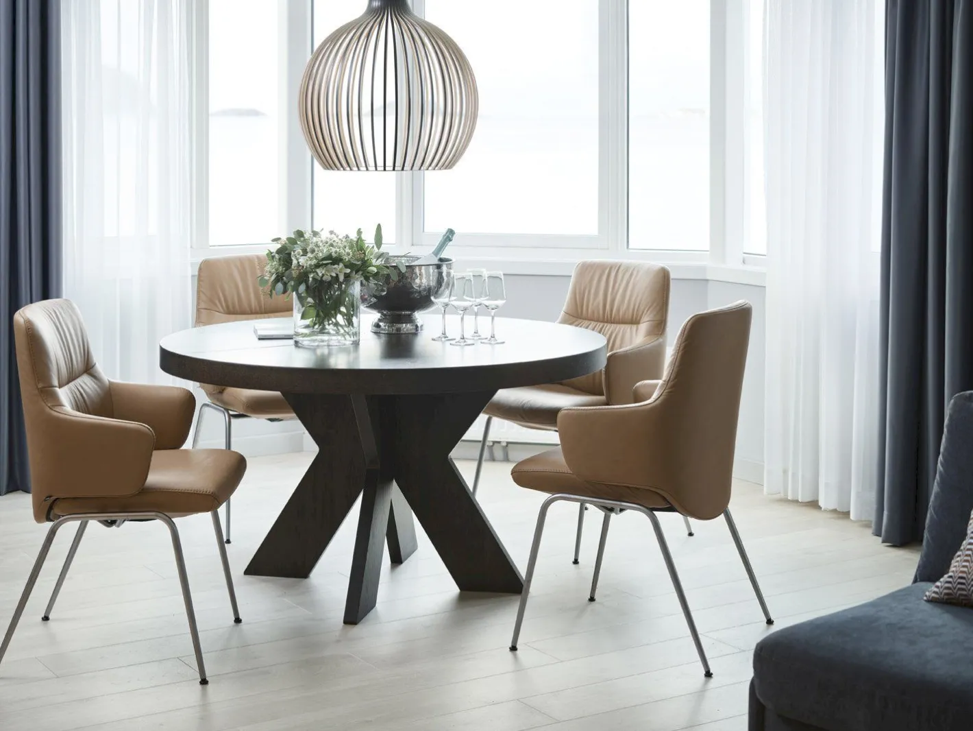 Online Stressless Mint Eetkamerstoel Dark Grey