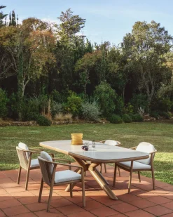 Online Kave Home Mirtia Tuintafel Ecru