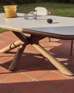 Online Kave Home Mirtia Tuintafel Ecru