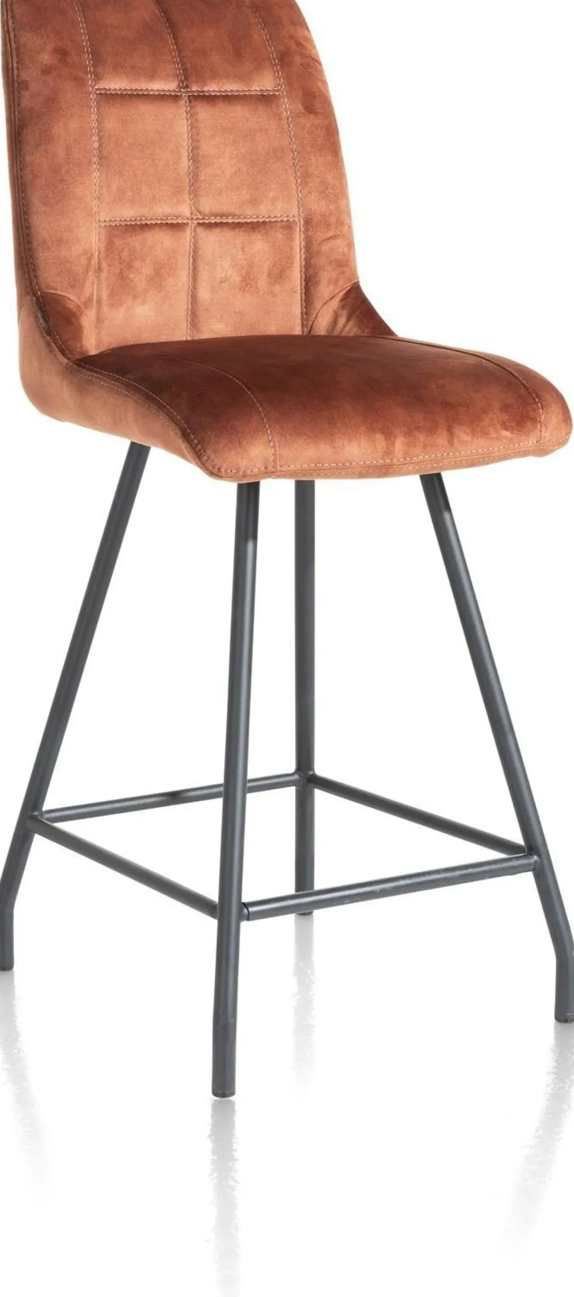 Discount Henders en Hazel Mischa 4-poot Barstoel Koper