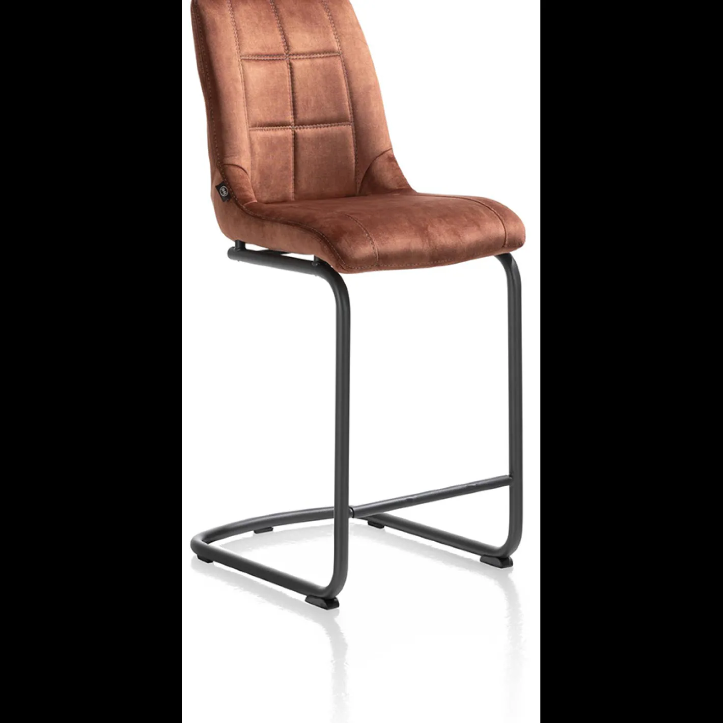 New Henders en Hazel Mischa Rond Barstoel Koper