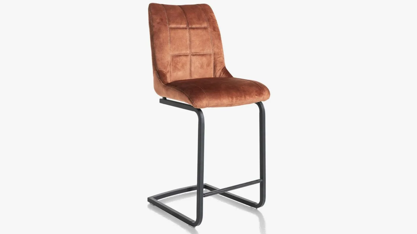 New Henders en Hazel Mischa Rond Barstoel Koper