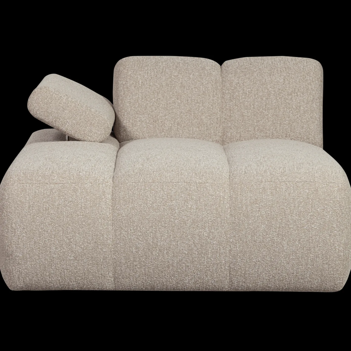 Sale WOOOD Mojo Bouclé Chaise Longue Beige Melange