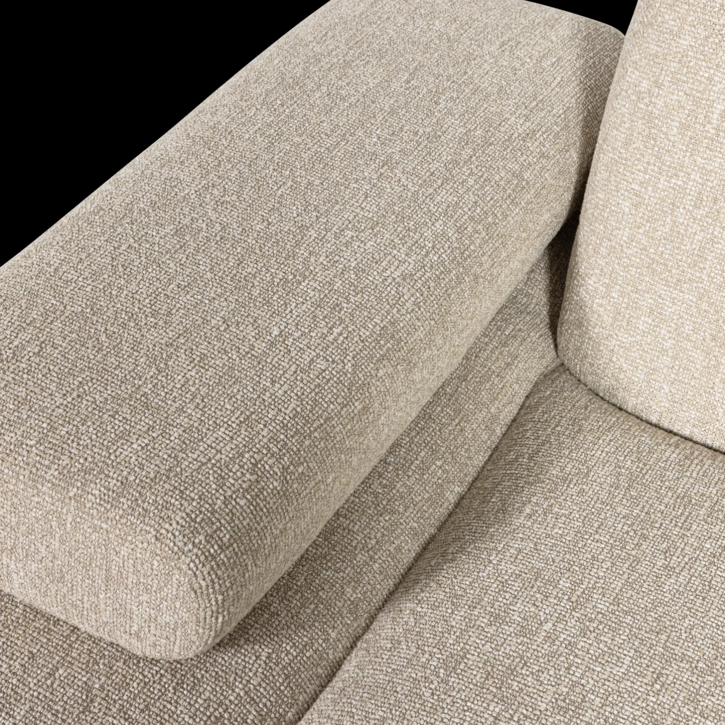 Sale WOOOD Mojo Bouclé Chaise Longue Beige Melange