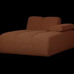 Discount WOOOD Mojo Bouclé Chaise Longue Rust Brown Melange