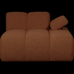 Discount WOOOD Mojo Bouclé Chaise Longue Rust Brown Melange