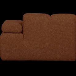 Discount WOOOD Mojo Bouclé Chaise Longue Rust Brown Melange