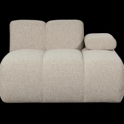 New WOOOD Mojo Bouclé Chaise Longue Beige Melange